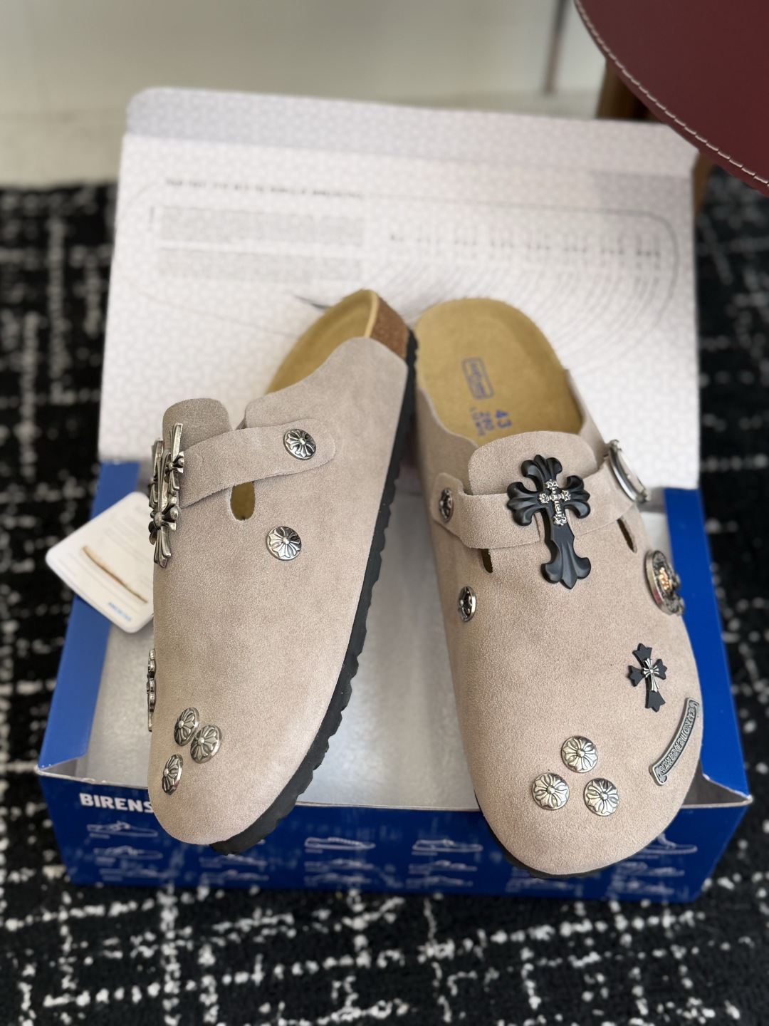 代购级 Birkenstock 克罗心 26ss 新款 勃肯 情侣款 包头拖 这两个品牌刚出联名我就心动了 代购找很久才