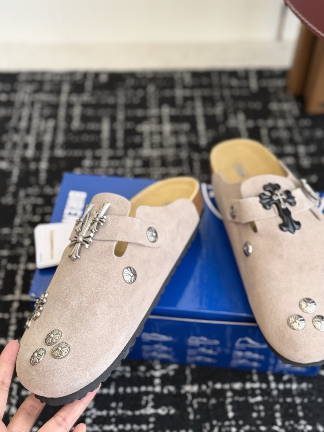 代购级 Birkenstock 克罗心 26ss 新款 勃肯 情侣款 包头拖 这两个品牌刚出联名我就心动了 代购找很久才