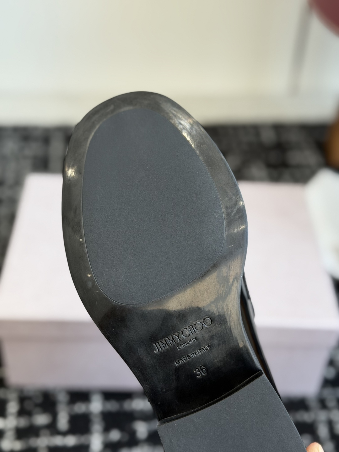 东莞代购级 Jimmy Choo 吉米周/JC 2026新款乐福鞋 跟鞋  优雅大气鞋型，时髦耐看，穿着舒适跟脚，时尚个