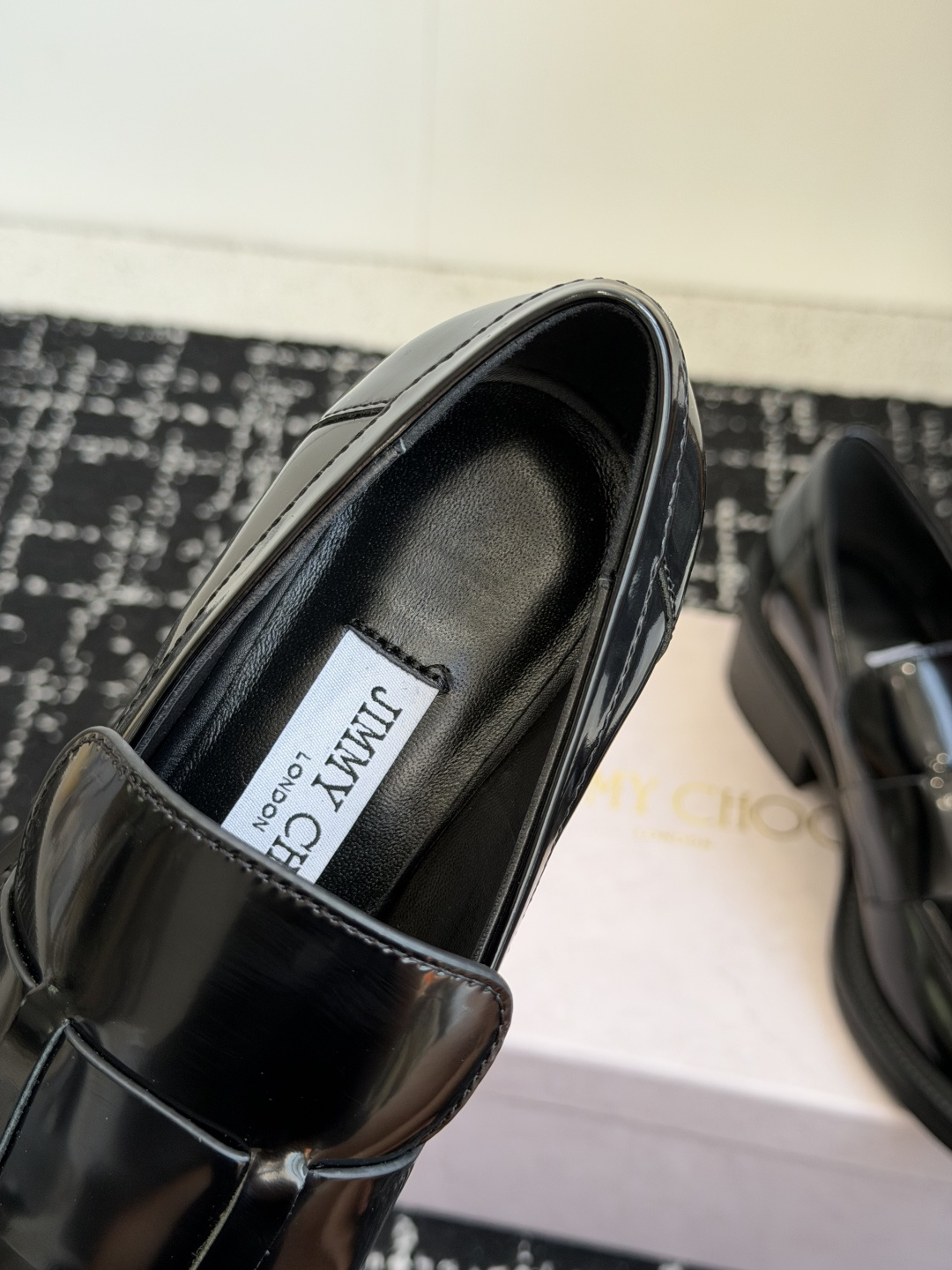 东莞代购级 Jimmy Choo 吉米周/JC 2026新款乐福鞋 跟鞋  优雅大气鞋型，时髦耐看，穿着舒适跟脚，时尚个