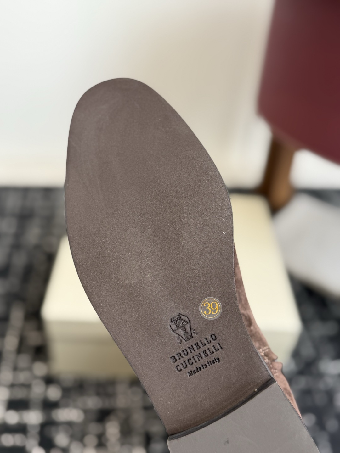 代购级 Brunello CucinelliBC26ss秋冬季新款粗跟气质高跟高筒靴 自带高冷疏离的清冷极简格调，利落尖