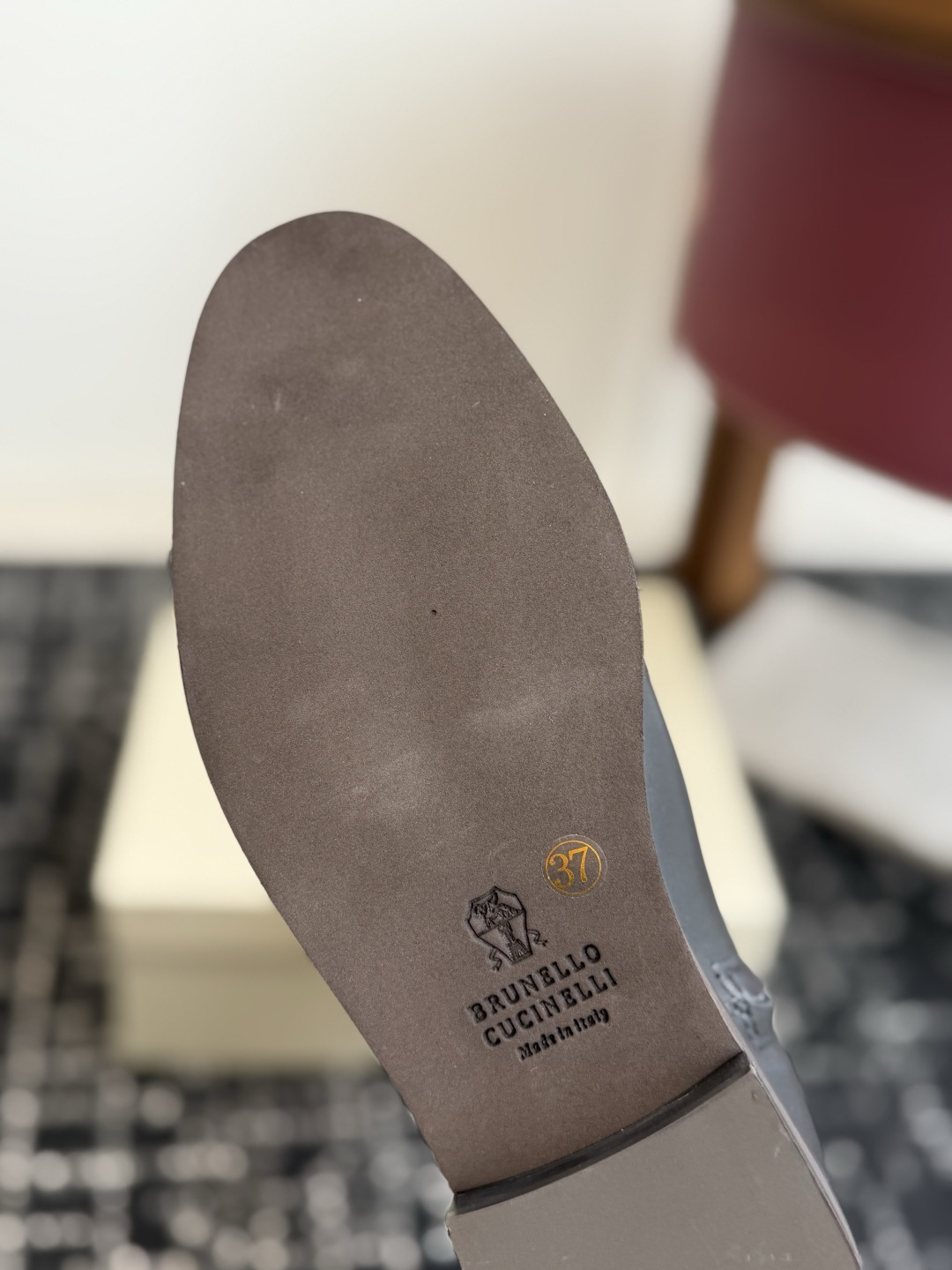 代购级 Brunello CucinelliBC26ss秋冬季新款粗跟气质高跟高筒靴 自带高冷疏离的清冷极简格调，利落尖