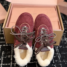 代购级(⚠️官网同步✈️盒包装) MiuMiu 缪缪 26ss 秋冬 羊毛 阿甘鞋休闲运动鞋 miumiu最新爆款 前卫 代购级(⚠️官网同步✈️盒包装) MiuMiu 缪缪 26ss 秋冬 羊毛 阿甘鞋休闲运动鞋 miumiu最新爆款 前卫