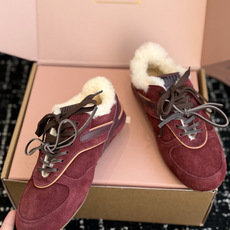 代购级(⚠️官网同步✈️盒包装) MiuMiu 缪缪 26ss 秋冬 羊毛 阿甘鞋休闲运动鞋 miumiu最新爆款 前卫 代购级(⚠️官网同步✈️盒包装) MiuMiu 缪缪 26ss 秋冬 羊毛 阿甘鞋休闲运动鞋 miumiu最新爆款 前卫