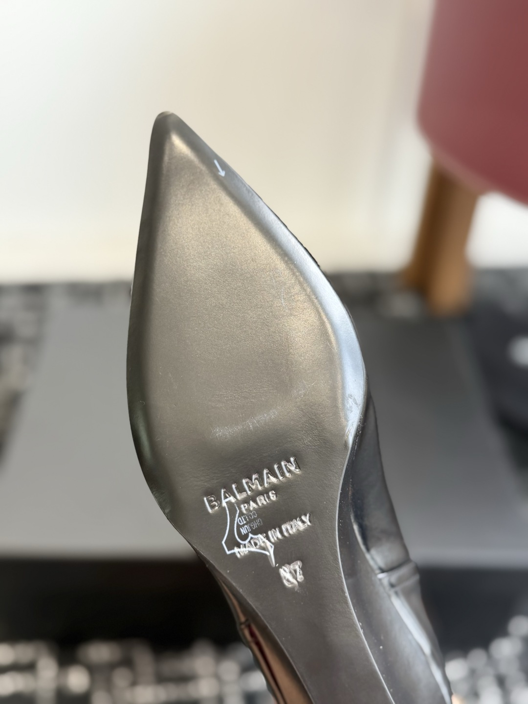 代购级 Balmain 2026秋冬秀场时装堆堆靴 尖头 坡跟长筒靴   巴尔曼，一个顶级时装品牌，站在高跟鞋上，我可以