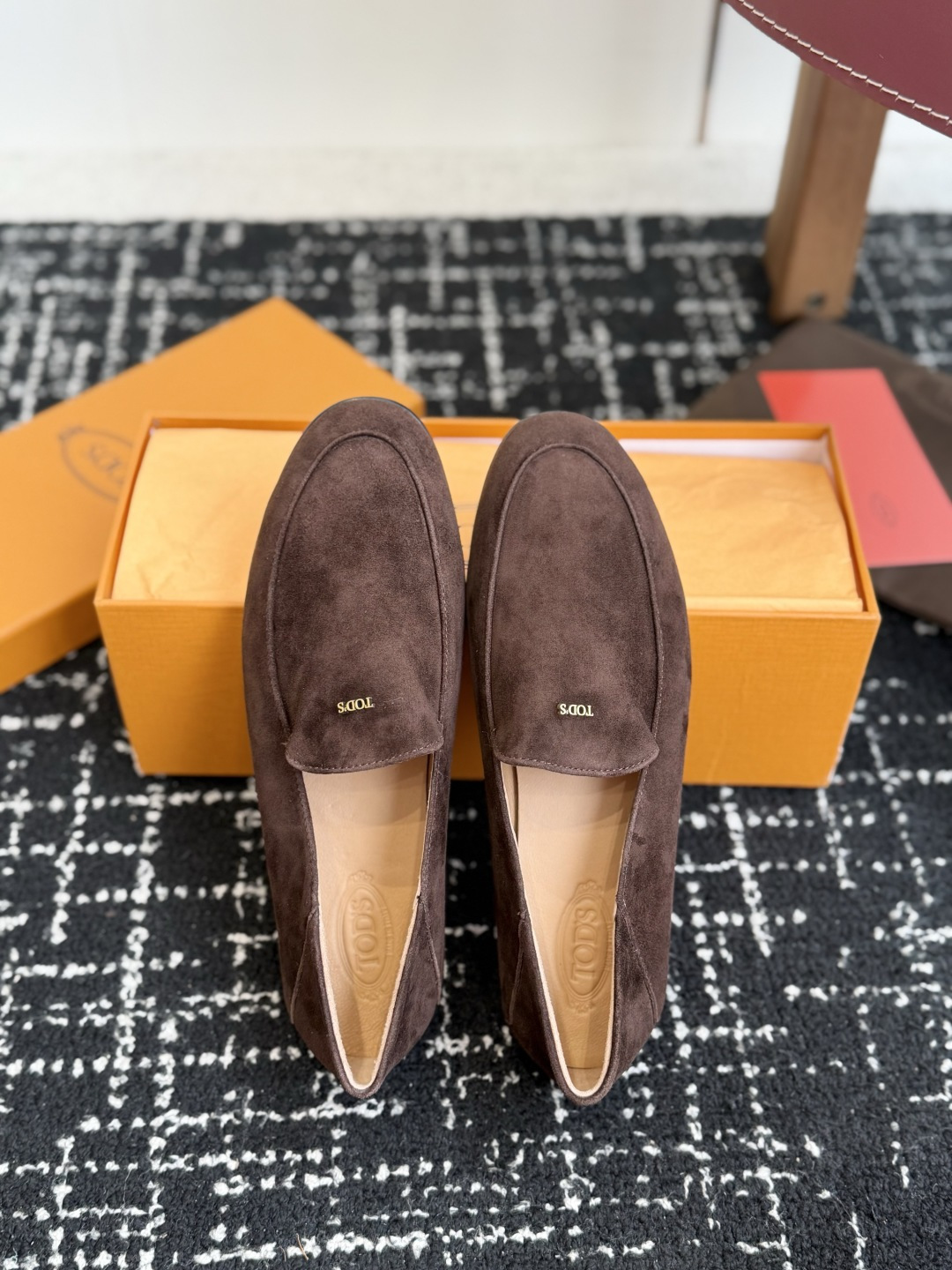 代购级 TOD'S 2026新款羊京乐福鞋✨ 意大利TOD'S经典款，极简百搭平底乐福 利落鞋型，日常通勤都适配，低调高