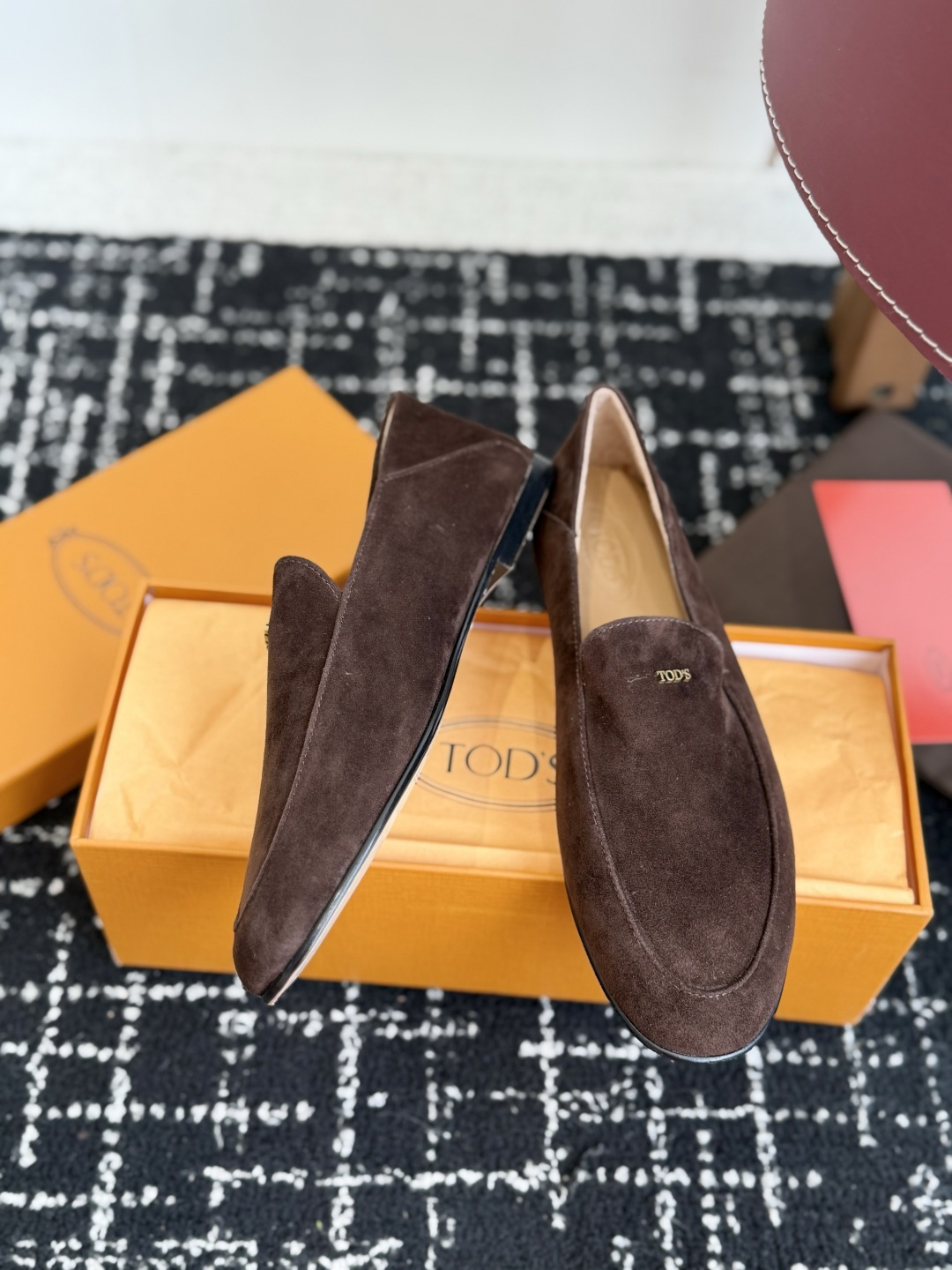 代购级 TOD'S 2026新款羊京乐福鞋✨ 意大利TOD'S经典款，极简百搭平底乐福 利落鞋型，日常通勤都适配，低调高