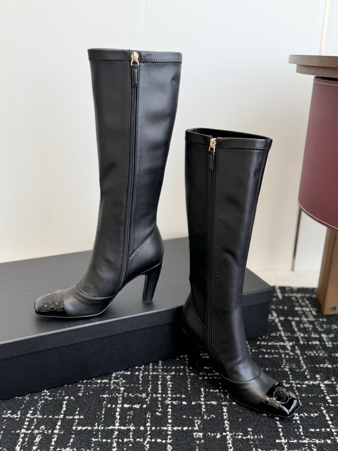 Black Tall Boots
