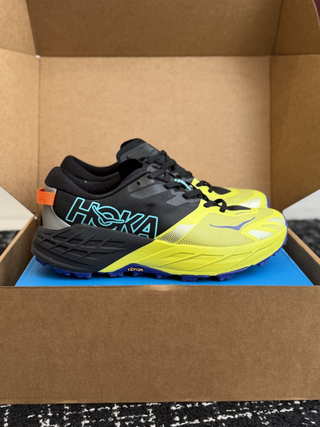 代购级 HOKA ONE ONE SPEEDGOAT 7 男女款越野跑鞋 硬核户外全能款，舒适百搭，慢跑徒步都适配 搭载