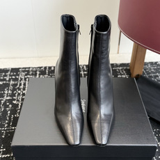 代购级 YSL|Yvette 圣罗兰高跟直筒短靴 大长腿必备 精致尖头高跟,气场拉满 多面料可选|牛油皮/麂皮/豹纹马毛 代购级 YSL|Yvette 圣罗兰高跟直筒短靴 大长腿必备 精致尖头高跟,气场拉满 多面料可选|牛油皮/麂皮/豹纹马毛