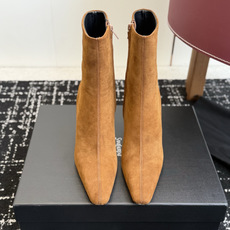 代购级 YSL|Yvette 圣罗兰高跟直筒短靴 大长腿必备 精致尖头高跟,气场拉满 多面料可选|牛油皮/麂皮/豹纹马毛 代购级 YSL|Yvette 圣罗兰高跟直筒短靴 大长腿必备 精致尖头高跟,气场拉满 多面料可选|牛油皮/麂皮/豹纹马毛