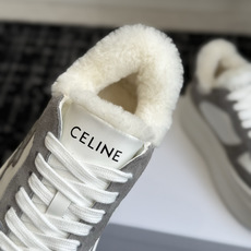 代购级 CELINE思琳赛琳 羊毛 CELINE RUNNER 动鞋鞋舌和鞋后帮饰有CELINE标志运动鞋 鞋后帮和侧面 代购级 CELINE思琳赛琳 羊毛 CELINE RUNNER 动鞋鞋舌和鞋后帮饰有CELINE标志运动鞋 鞋后帮和侧面