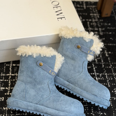 代购级 品牌:LOEWE罗意威 卷毛边厚底雪地靴 ▫️面料:高丝光牛反绒,绒面细腻有质感,质感柔和耐看 ▫️内里:加厚卷 代购级 品牌:LOEWE罗意威 卷毛边厚底雪地靴 ▫️面料:高丝光牛反绒,绒面细腻有质感,质感柔和耐看 ▫️内里:加厚卷