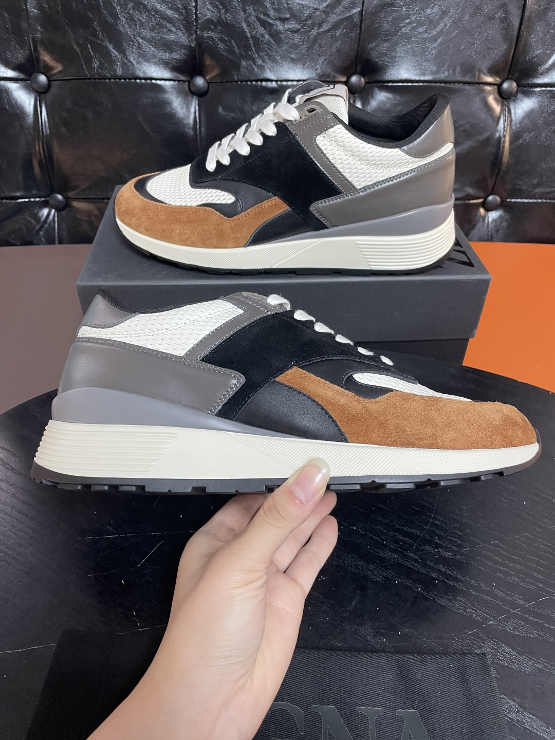 Zegna Men's Luxury Leather Sneakers - Stylish, Comfortable & Durable 8 cmp i1741842883880 6640 0 6