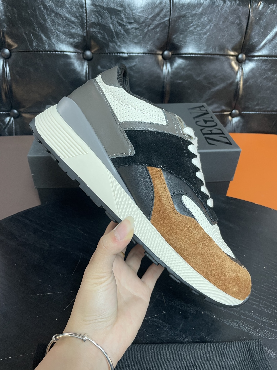 Zegna Men's Luxury Leather Sneakers - Stylish, Comfortable & Durable 2 cmp i1741842883881 6738 0 0