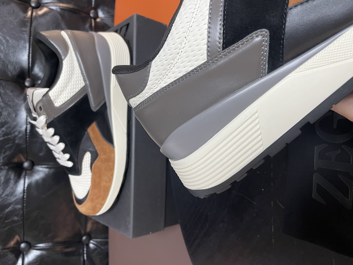 Zegna Men's Luxury Leather Sneakers - Stylish, Comfortable & Durable 6 cmp i1741842933590 6058 0 4
