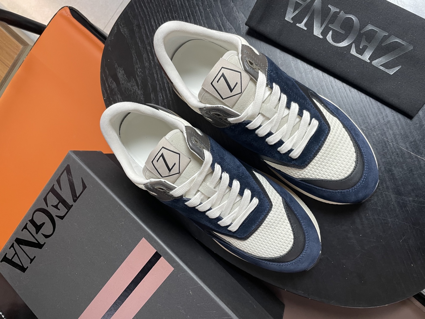 Zegna Men's Leather Sneaker Triple Stitch Detail - Luxury & Comfort 3 cmp i1741843461264 6254 0 1