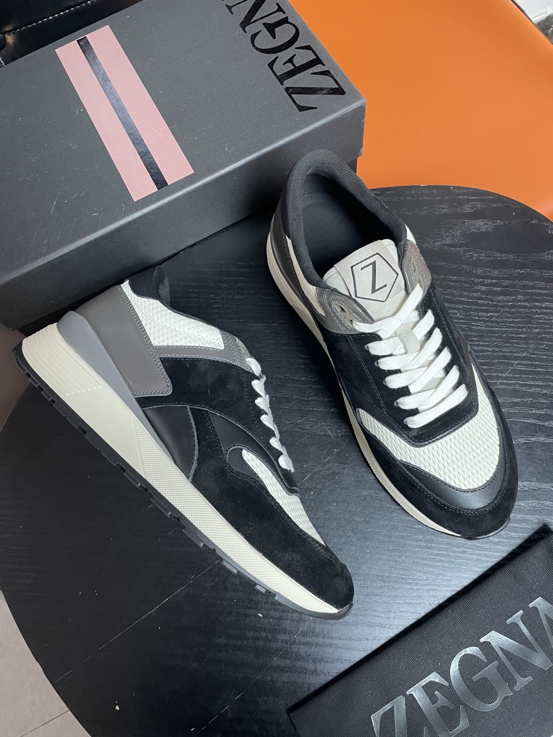 Zegna Men's Luxury Casual Sneakers - Triple Stitch Leather Design, Breathable 9 cmp i1741843512126 994 0 7
