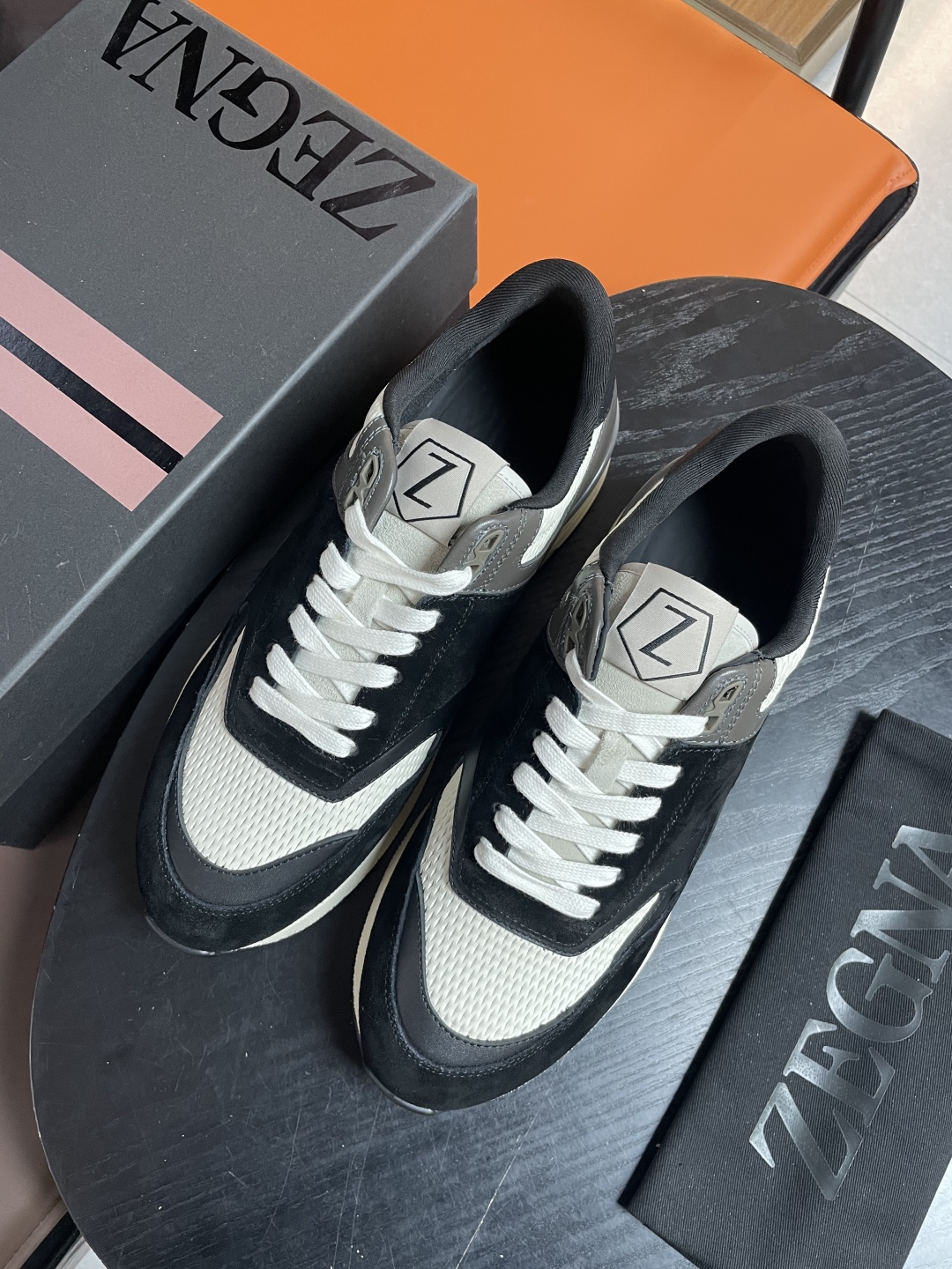 Zegna Men's Luxury Casual Sneakers - Triple Stitch Leather Design, Breathable 3 cmp i1741843530870 3485 0 1