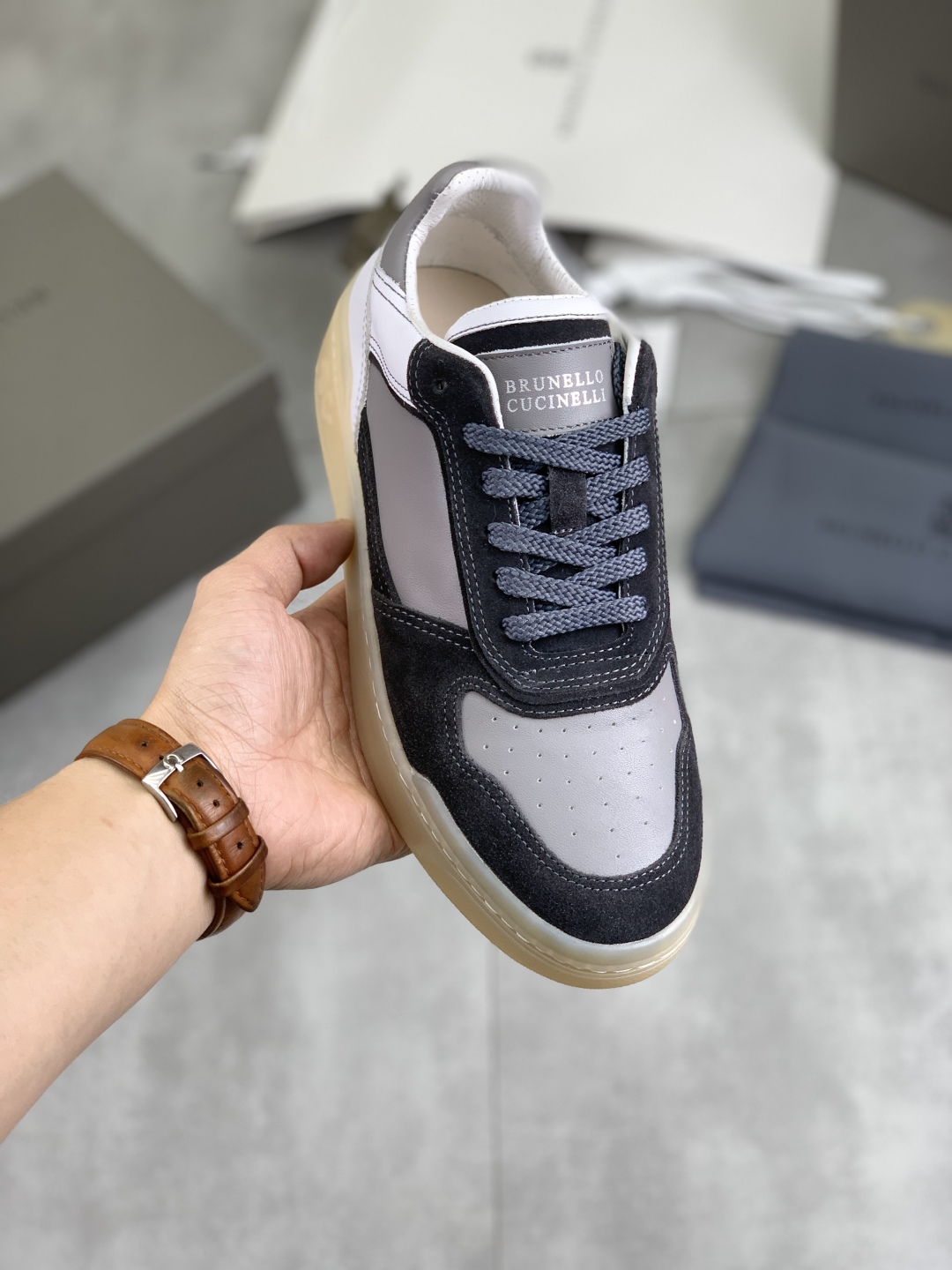 Precio de fábrica P270 Precio real Versión alta BC New Brunello Cucinell* lowtop trainers Precio ofi