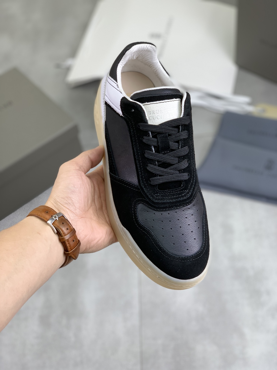 Precio de fábrica P270 Precio real Versión alta BC New Brunello Cucinell* lowtop trainers Precio ofi