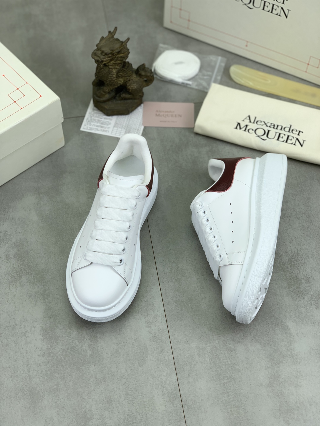 Alexander McQueen White Leather Oversized Sneakers for Men and Women 4 cmp i1741630976523 3263 0 2