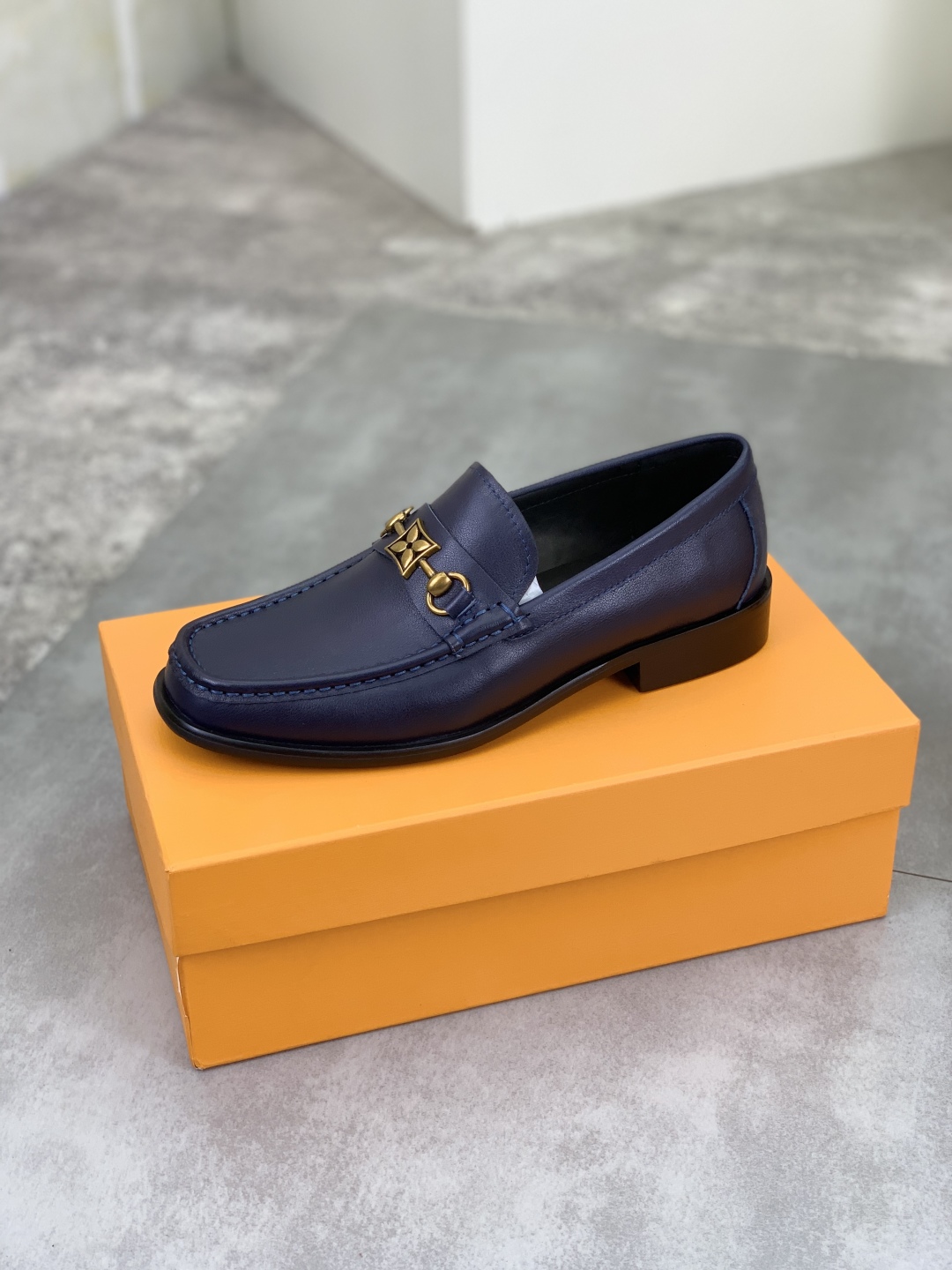 Louis Vuitton Classic Leather Loafers for Men - Blue, Sizes 39-44 Available 5 cmp i1742485907466 1317 0 3