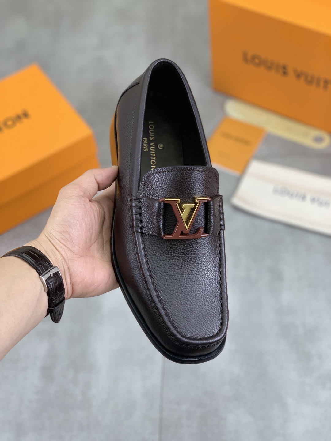 Louis Vuitton Classic Leather Loafers - Premium Quality & Comfort