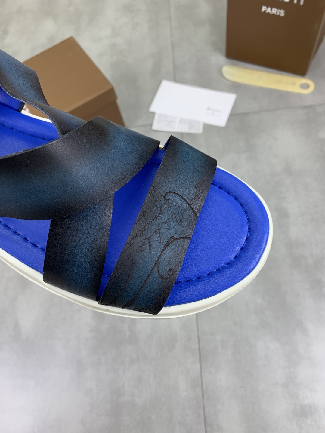 Berluti Men's Leather Sandals, Luxurious Italian Craftsmanship, Sizes 40-44 6 cmp i1742571474836 2985 0 4