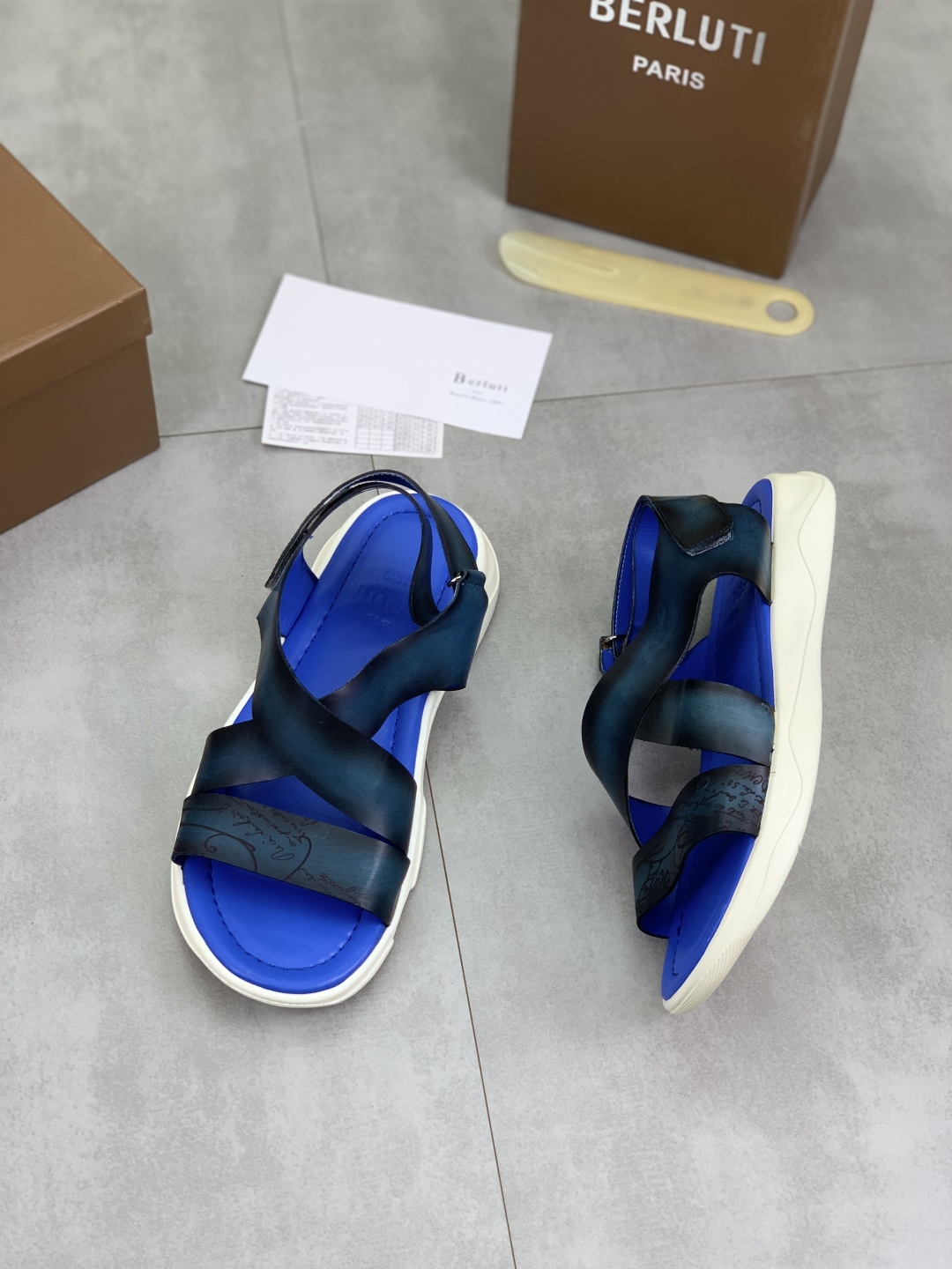 Berluti Men's Leather Sandals, Luxurious Italian Craftsmanship, Sizes 40-44 4 cmp i1742571480832 8521 0 2