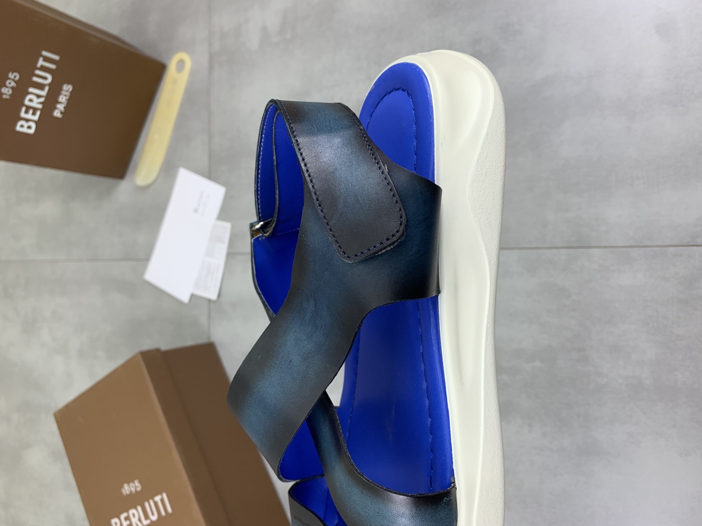 Berluti Men's Leather Sandals, Luxurious Italian Craftsmanship, Sizes 40-44 8 cmp i1742571481621 6004 0 6