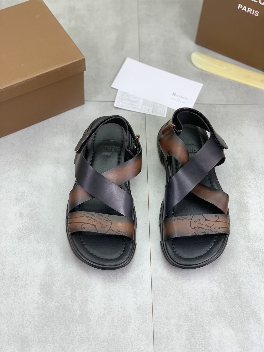 Berluti Men's Leather Sandals - Italian Luxury, Handcrafted Comfort 3 cmp i1742571502161 7618 0 1