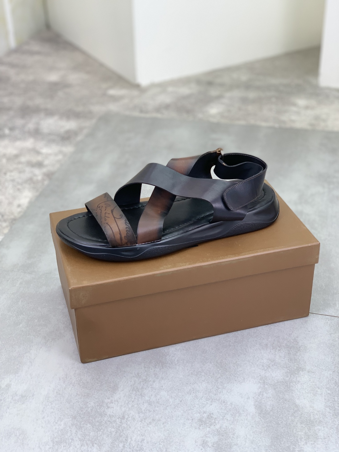 Berluti Men's Leather Sandals - Italian Luxury, Handcrafted Comfort 5 cmp i1742571504476 5658 0 3