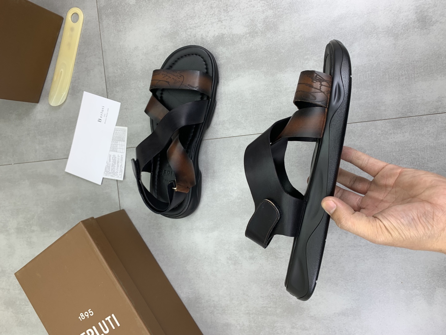 Berluti Men's Leather Sandals - Italian Luxury, Handcrafted Comfort 7 cmp i1742571511973 3859 0 5