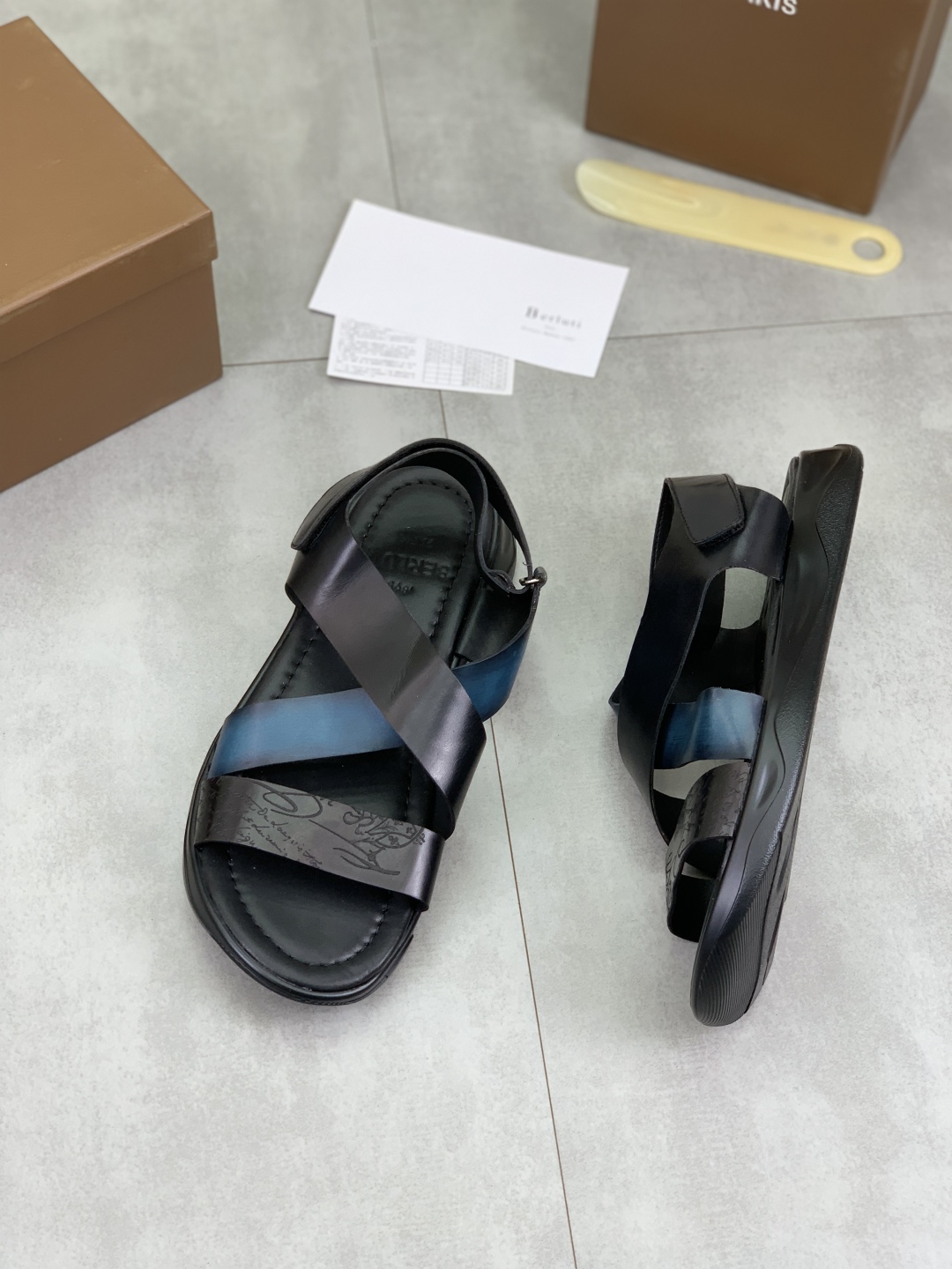 Berluti Italian Luxury Men's Leather Sandals, Handmade, Sizes 40-44 4 cmp i1742571520693 807 0 2