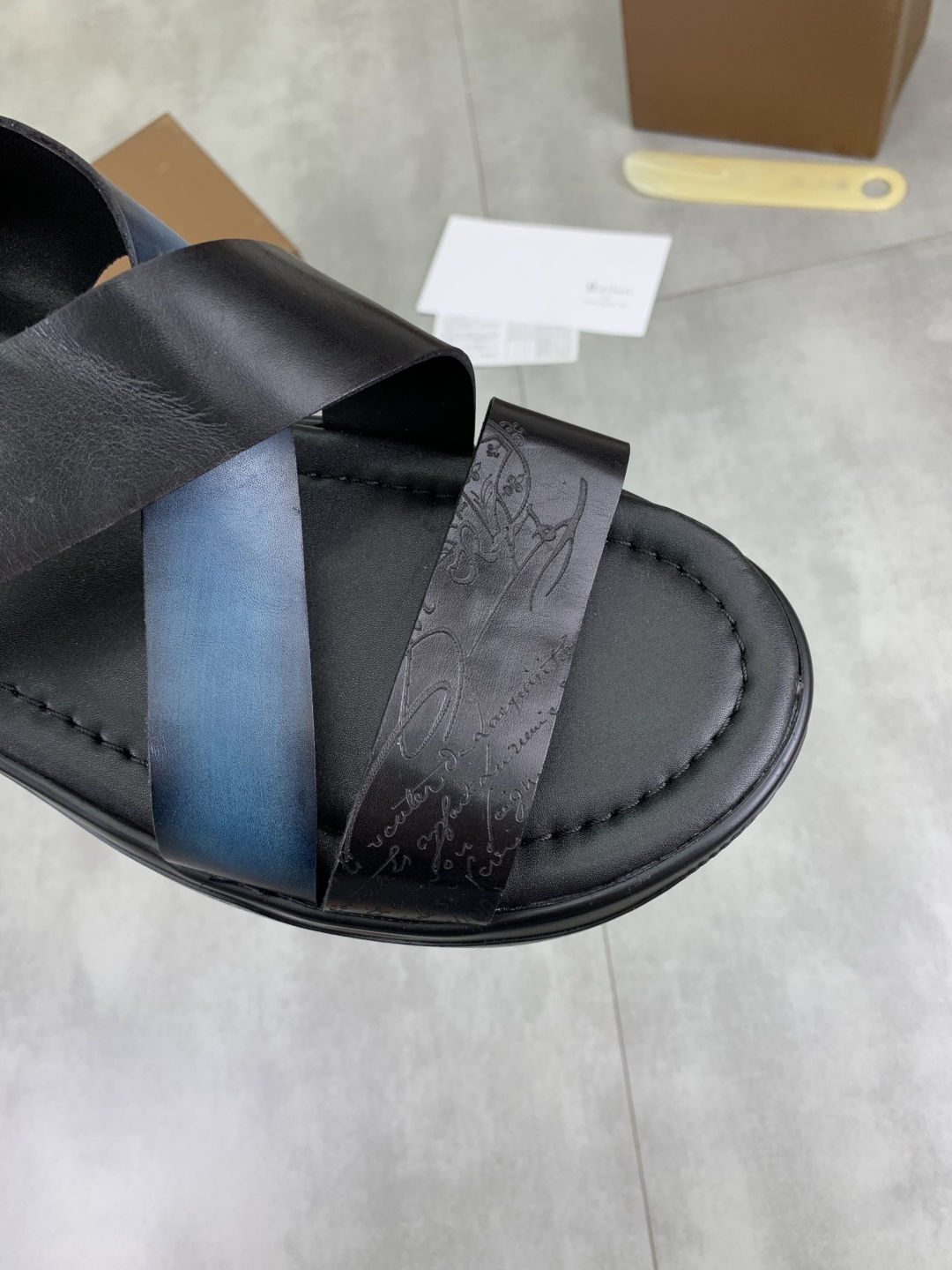 Berluti Italian Luxury Men's Leather Sandals, Handmade, Sizes 40-44 6 cmp i1742571524415 7582 0 4