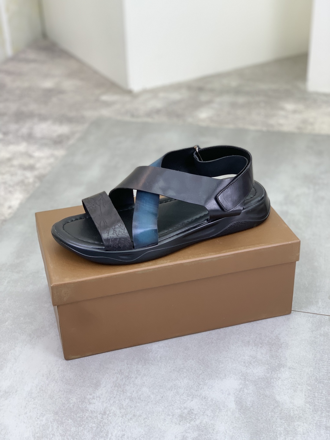 Berluti Italian Luxury Men's Leather Sandals, Handmade, Sizes 40-44 5 cmp i1742571531196 1051 0 3