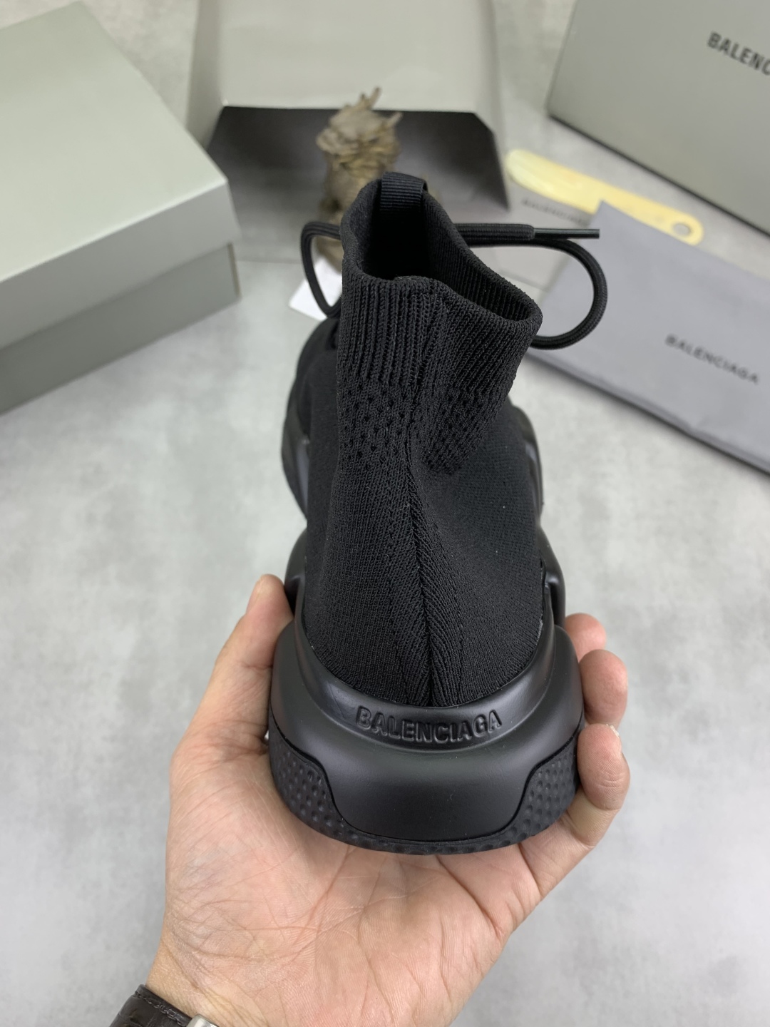 Balenciaga Speed 2.0 Black Knit Sock Sneakers - Enhanced Comfort & Style 9 cmp i1742572698130 7475 0 7