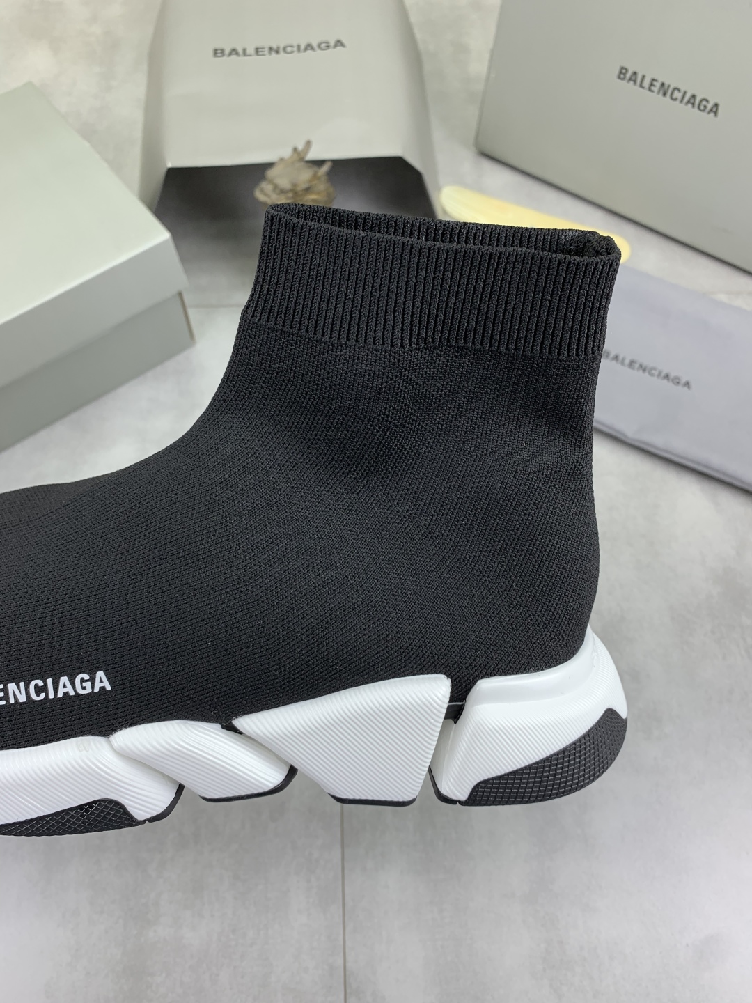 Balenciaga Speed 2.0 Black Knit Sock Sneakers - Upgraded Version 8 cmp i1742572751421 9696 0 6
