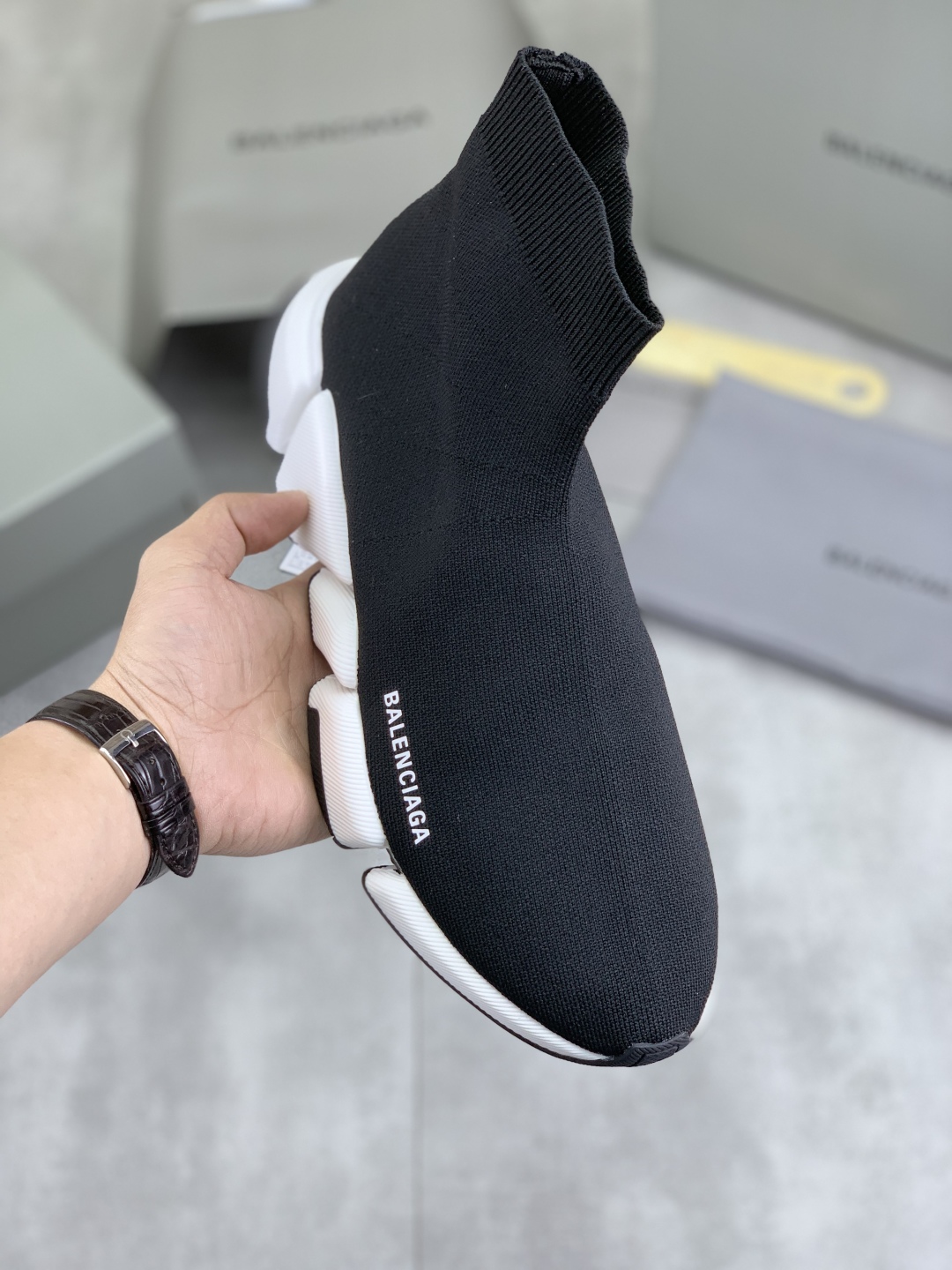Balenciaga Speed 2.0 Black Knit Sock Sneakers - Upgraded Version 2 cmp i1742572753826 4441 0 0