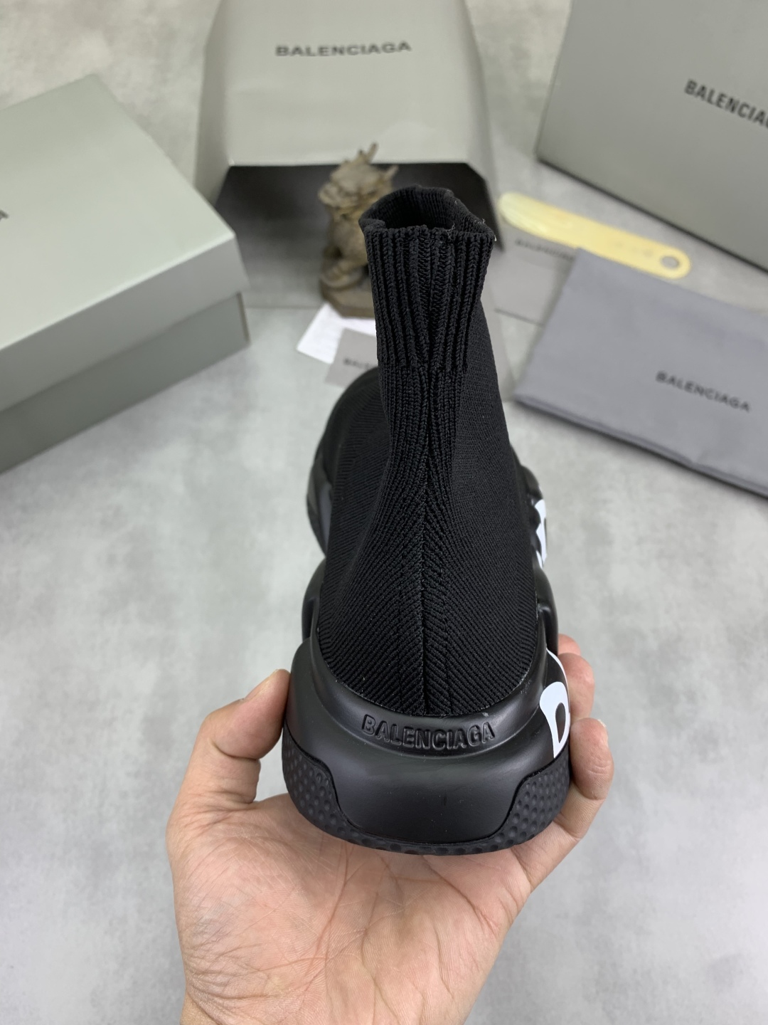 Balenciaga Speed 2.0 Black Knit Sock Sneakers - Ultimate Comfort & Style 9 cmp i1742572773082 1193 0 7