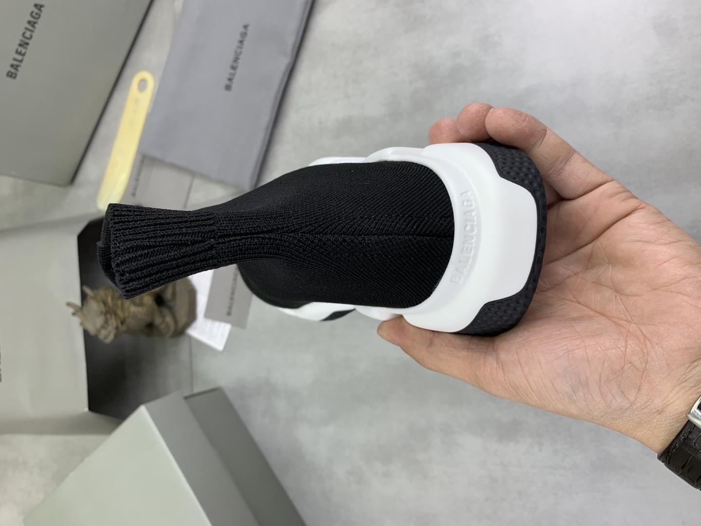 Balenciaga Speed 2.0 Black Knit Sock Sneakers - Ultimate Comfort and Style 9 cmp i1742572822622 1826 0 7