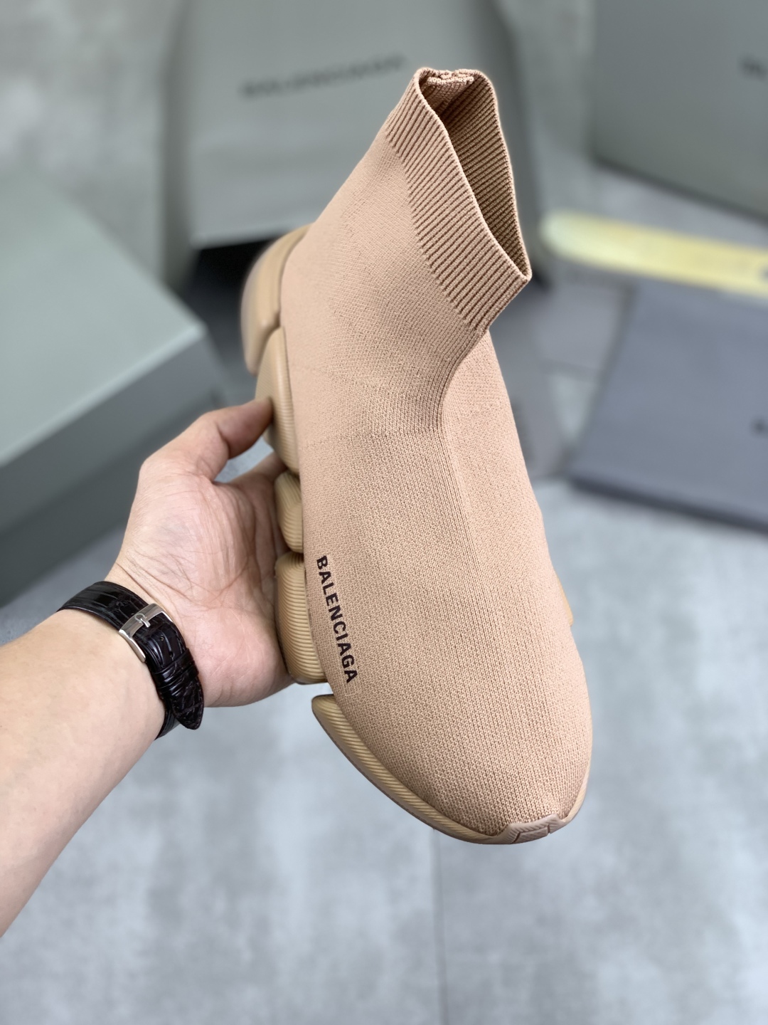 Balenciaga Speed 2.0 Knitted Sock Boots - Seamless Comfort & Style