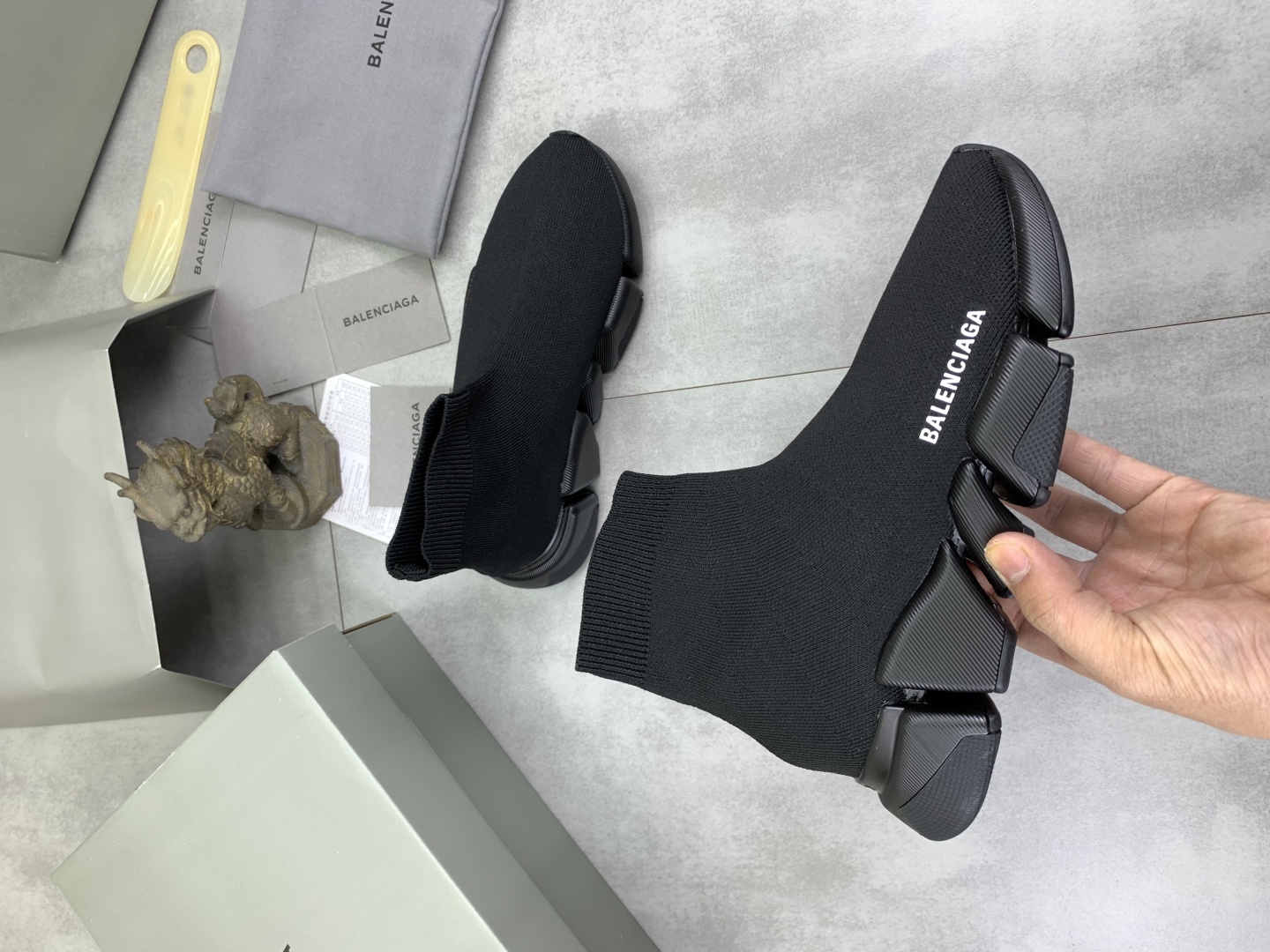 Balenciaga Speed 2.0 Black Knit Sock Boots - Seamless & Comfortable Design 7 cmp i1742572899112 3051 0 5