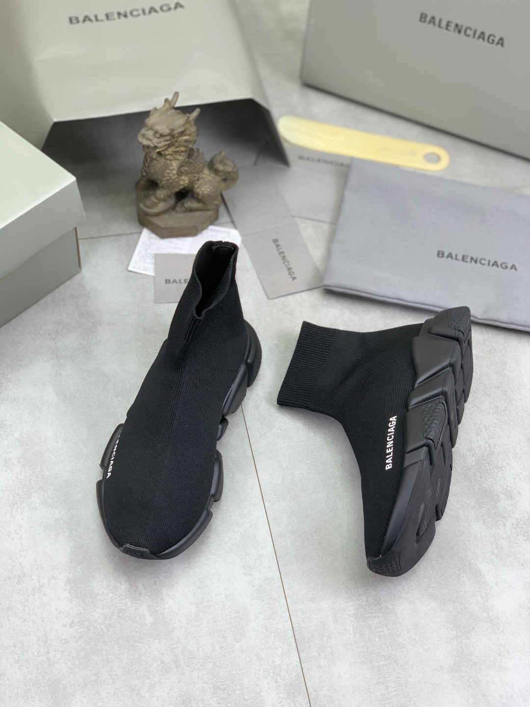 Balenciaga Speed 2.0 Black Knit Sock Sneakers, Sizes 35-46, Original Factory 4 cmp i1742572909033 4902 0 2