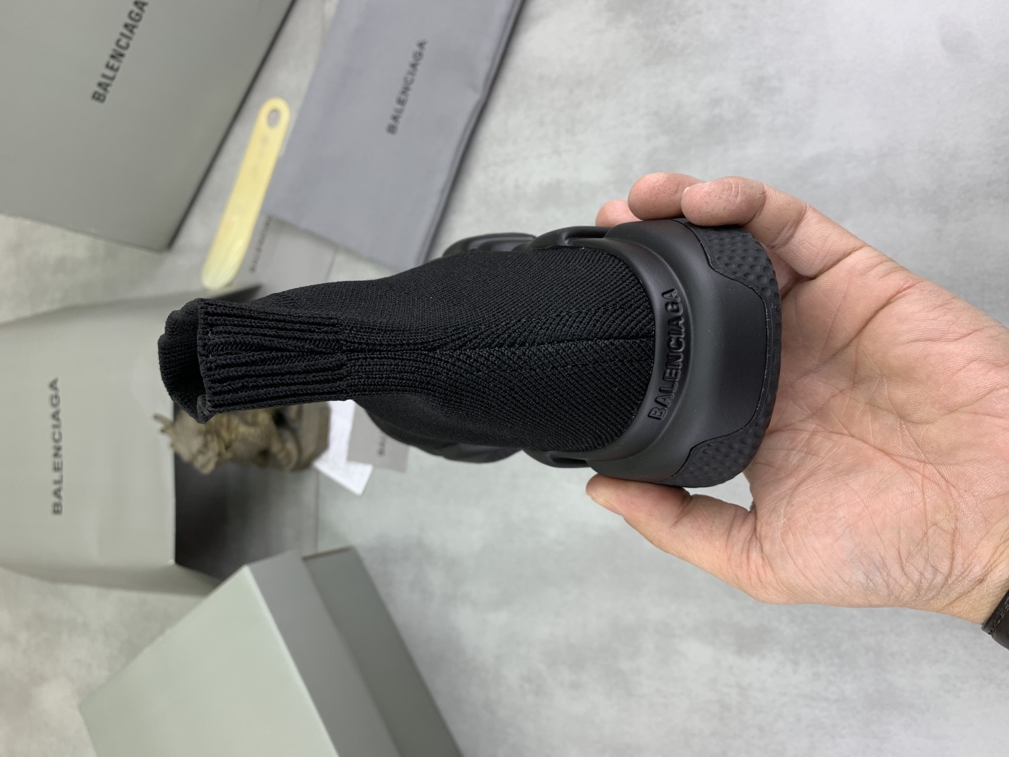 Balenciaga Speed 2.0 Black Knit Sock Sneakers, Sizes 35-46, Original Factory 9 cmp i1742572917218 8123 0 7