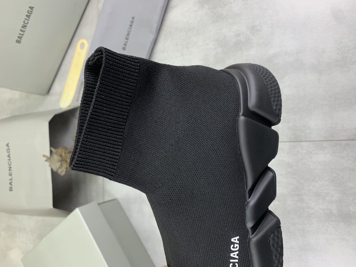 Balenciaga Speed 2.0 Black Knit Sock Sneakers, Sizes 35-46, Original Factory 8 cmp i1742572917255 1619 0 6