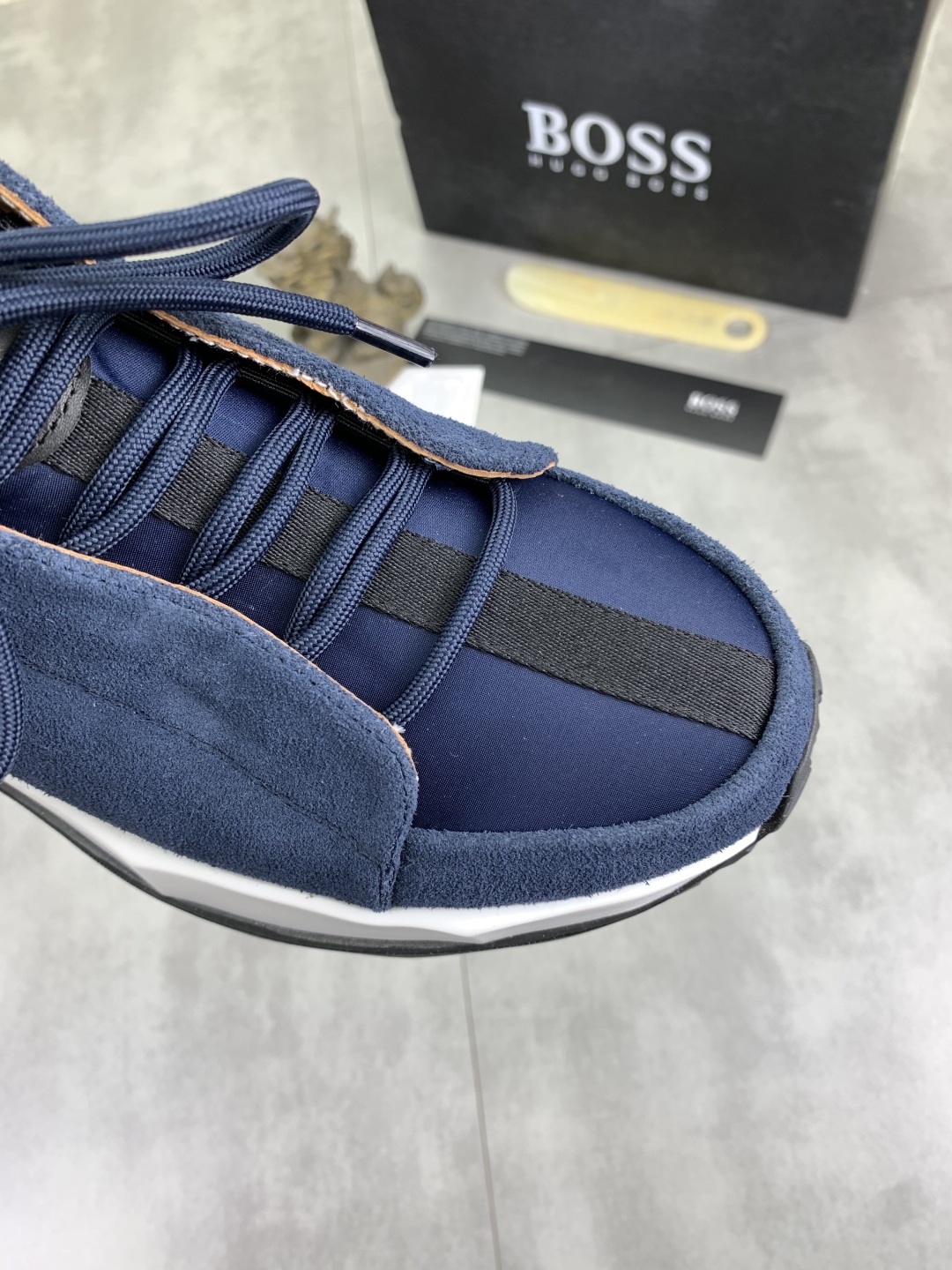 BOSS Men's Classic Lace-Up Sneakers in Blue - Sizes 38-44 6 cmp i1742656726719 3721 0 4