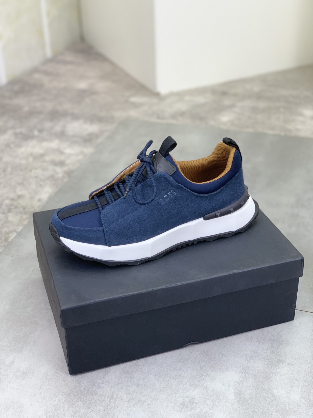BOSS Men's Classic Lace-Up Sneakers in Blue - Sizes 38-44 5 cmp i1742656733951 4824 0 3