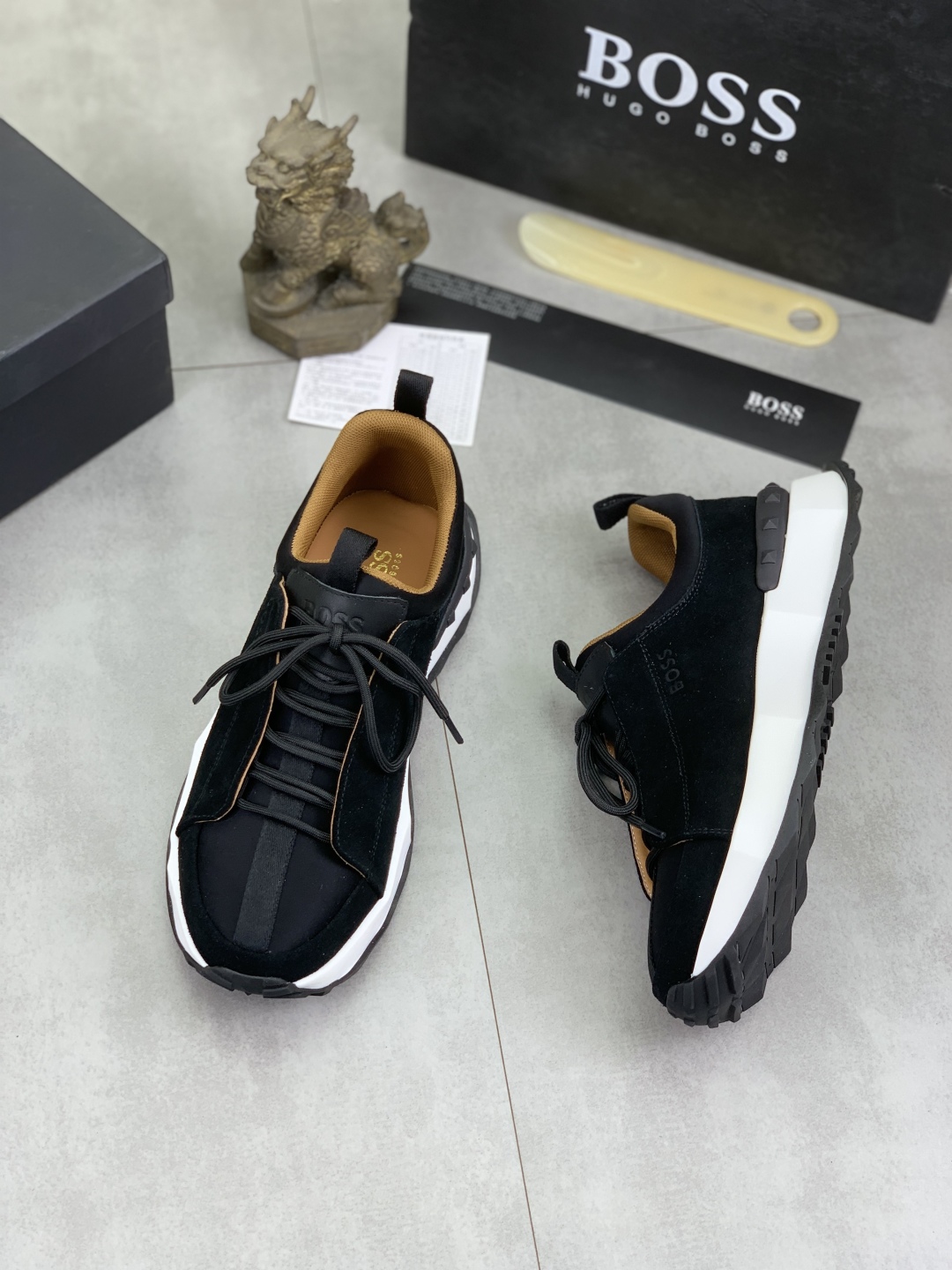 BOSS Men's Classic Lace-Up Sneakers - Premium Leather, Breathable Design, Stylish Comfort 4 cmp i1742656748960 4626 0 2